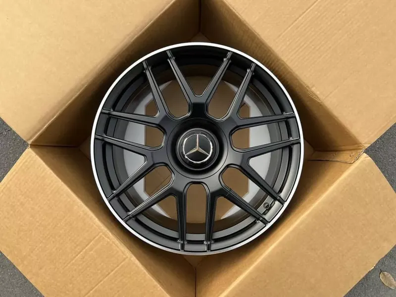 Mercedes Benz 22″ Cross Spoke Satin Black Wheels Rims G63 GLS63 GLE63 W167 X167