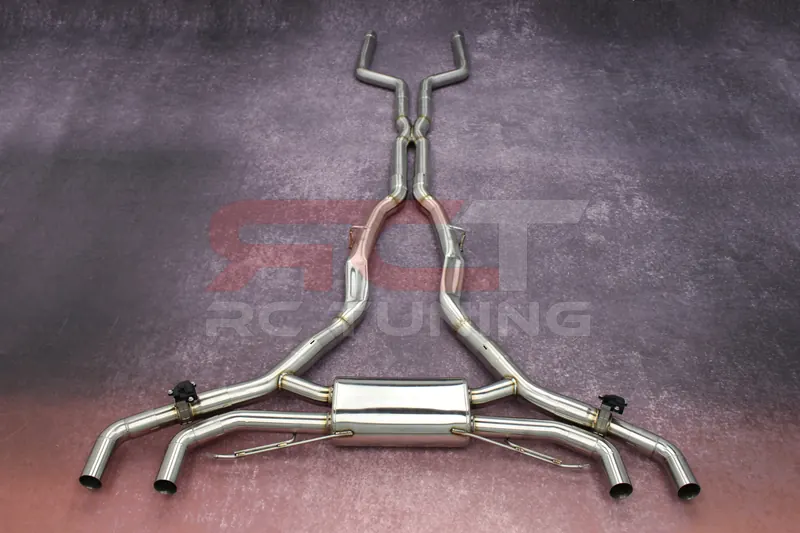 BMW CUSTOM CATBACK EXHAUST SYSTEM VALVED STAINLESS STEEL SEDANS ONLY